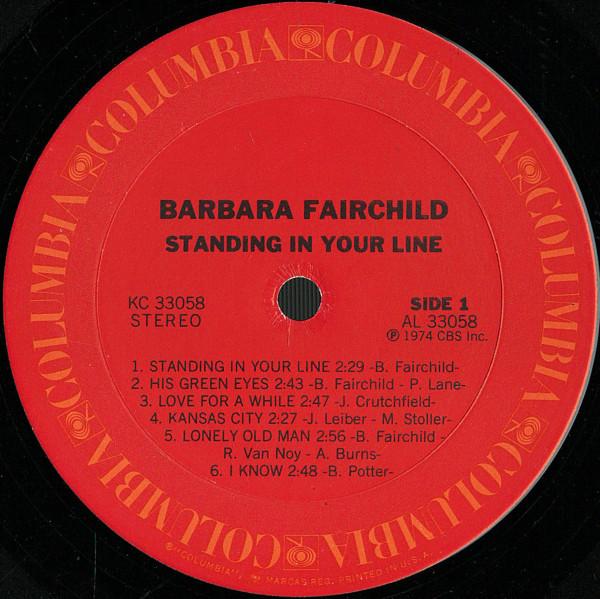 Barbara Fairchild - Standing In Your Line - Lp