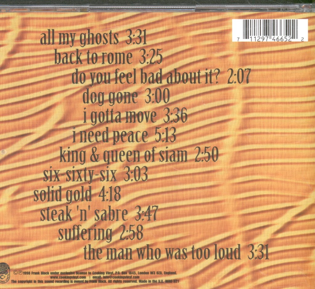 Frank Black And The Catholics - Frank Black And The Catholics - Cd