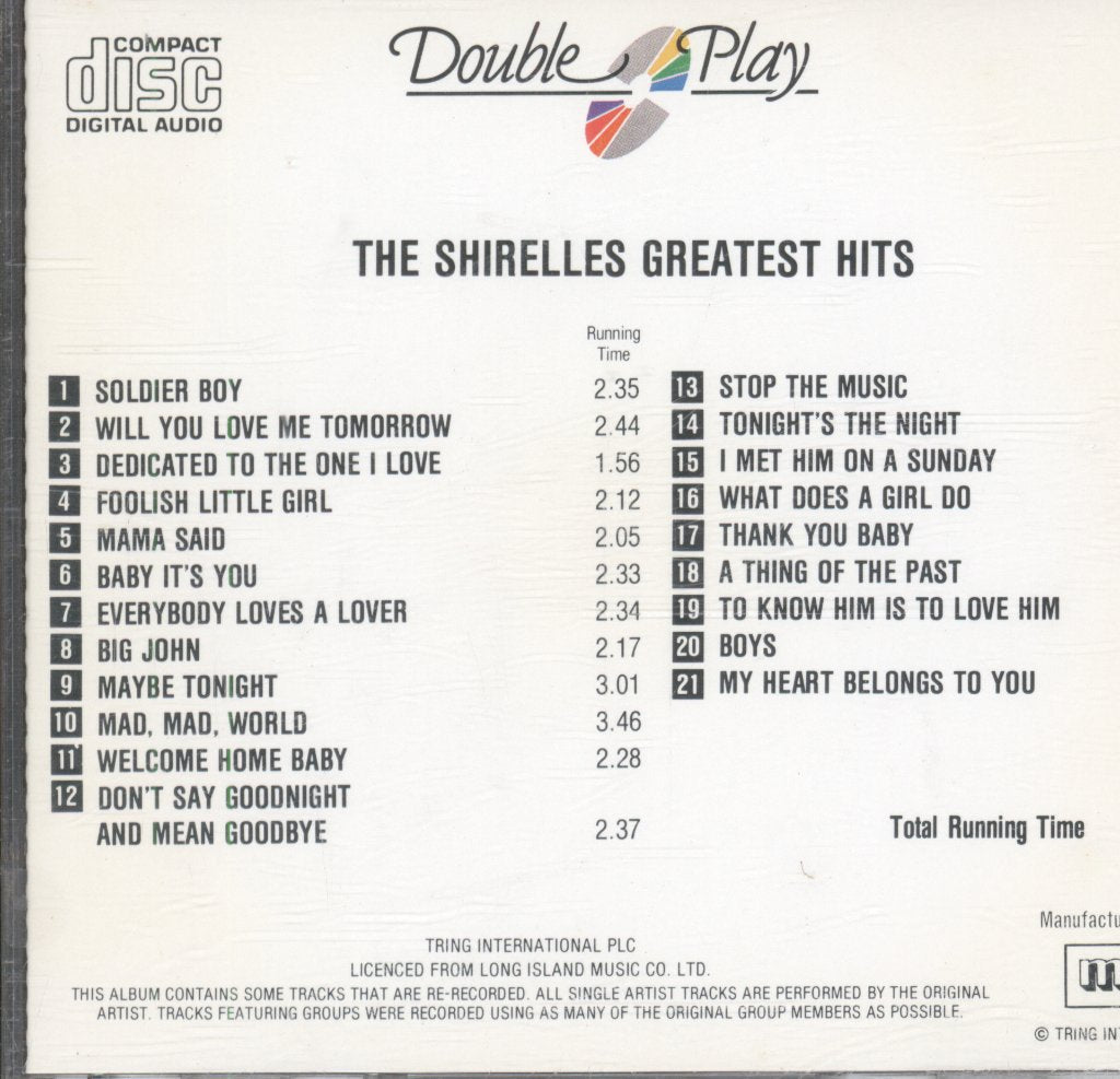 Shirelles - Greatest Hits - Cd