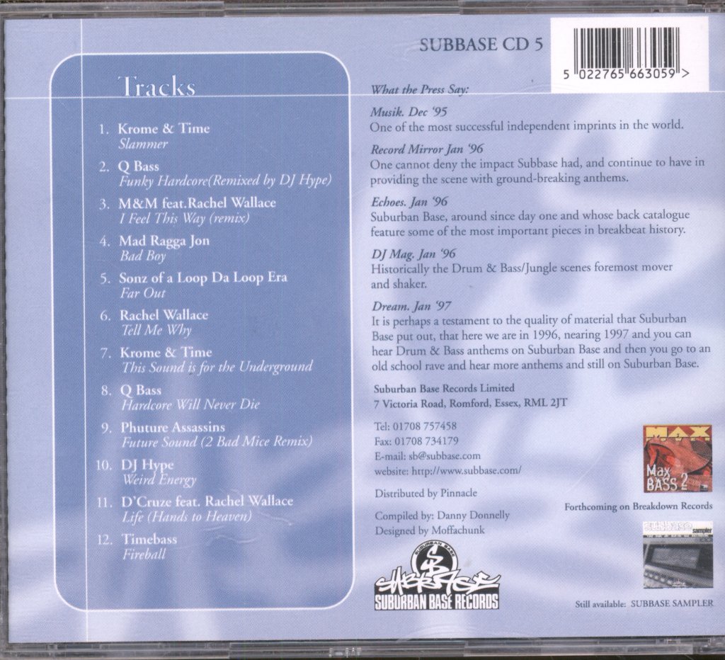 Various Artists - Classic Subbase - Cd
