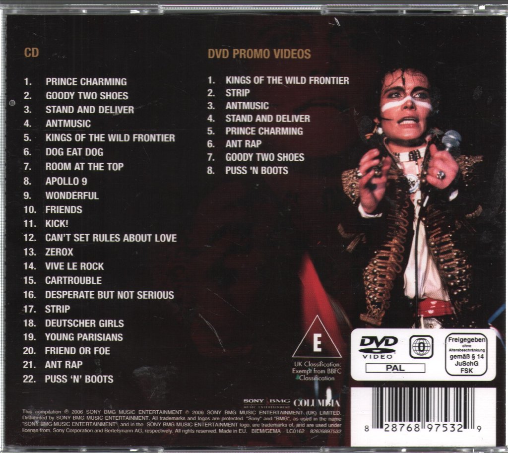 Adam And The Ants - Very Best Of Adam & The Ants: Stand & Deliver - Cd/Dvd