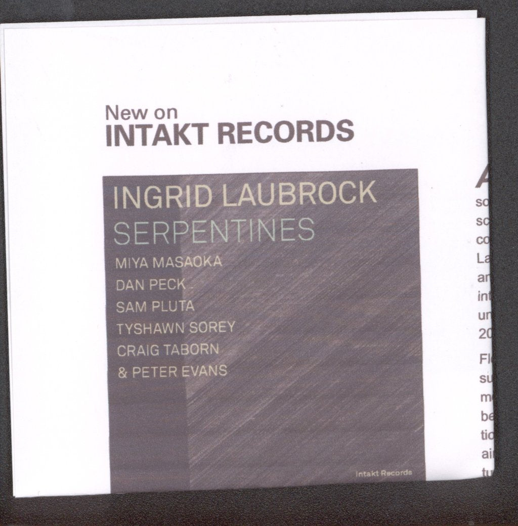 Ingrid Laubrock - Serpentines - Cd