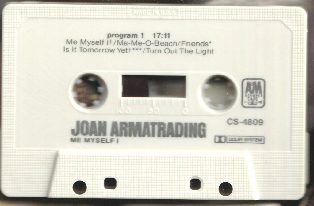 Joan Armatrading - Me Myself I - Cassette