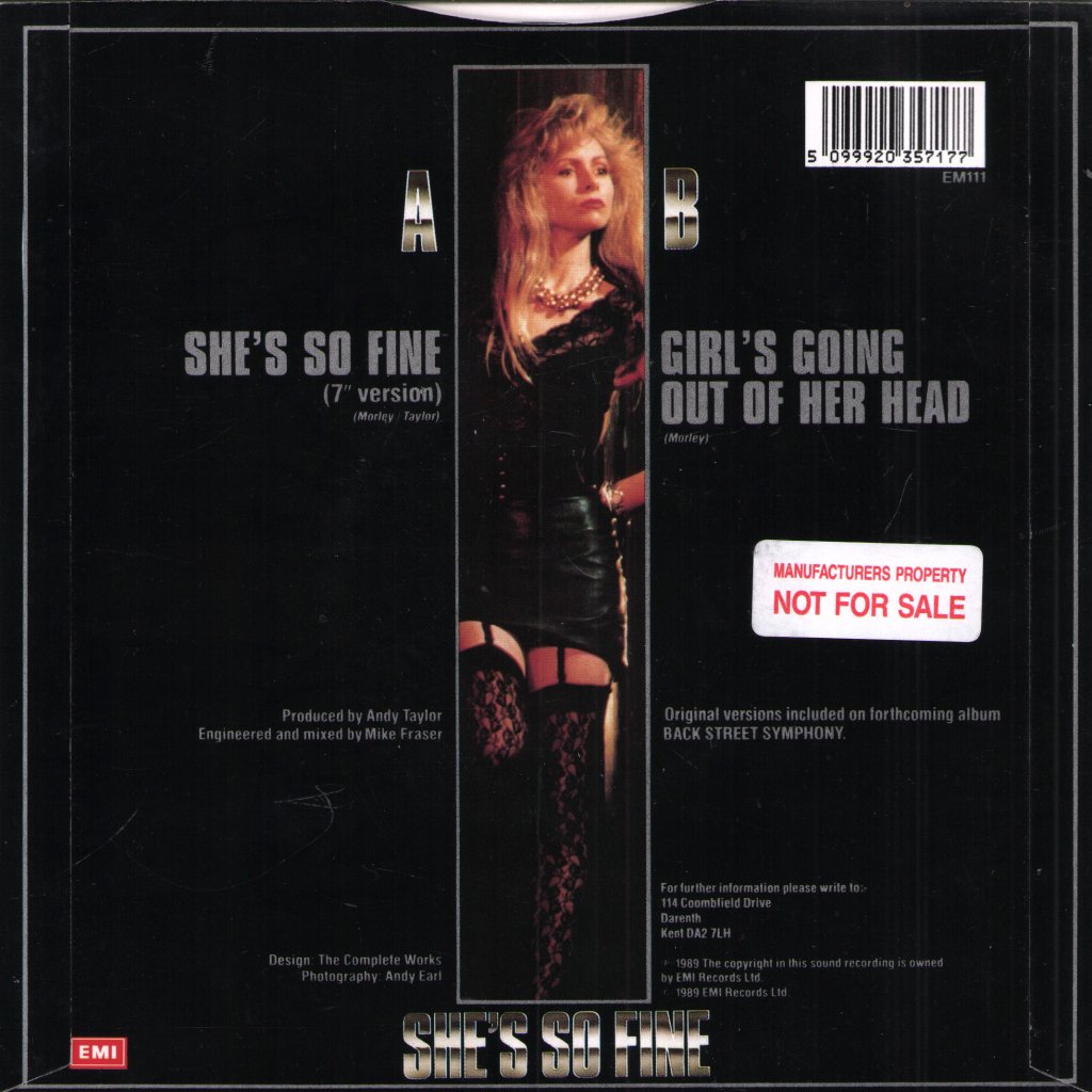 Thunder - She's So Fine - 7 Inch