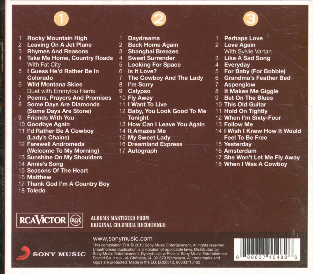 John Denver - Real... John Denver - Triple Cd