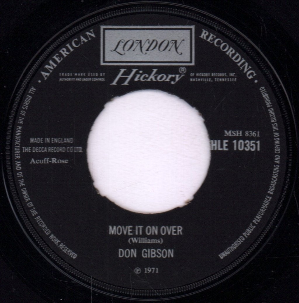 Don Gibson - Country Green - 7 Inch