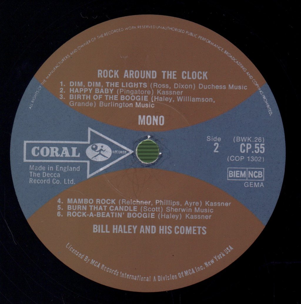 Bill Haley And His Comets - Rock Around The Clock - Lp