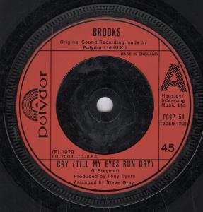 Brooks (70'S/80'S Group) - Cry - 7 Inch