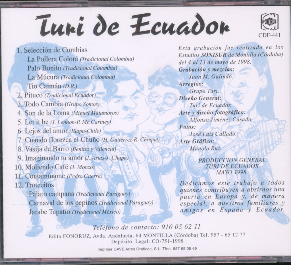 Turi De Ecuador - Turi De Ecuador - Cd