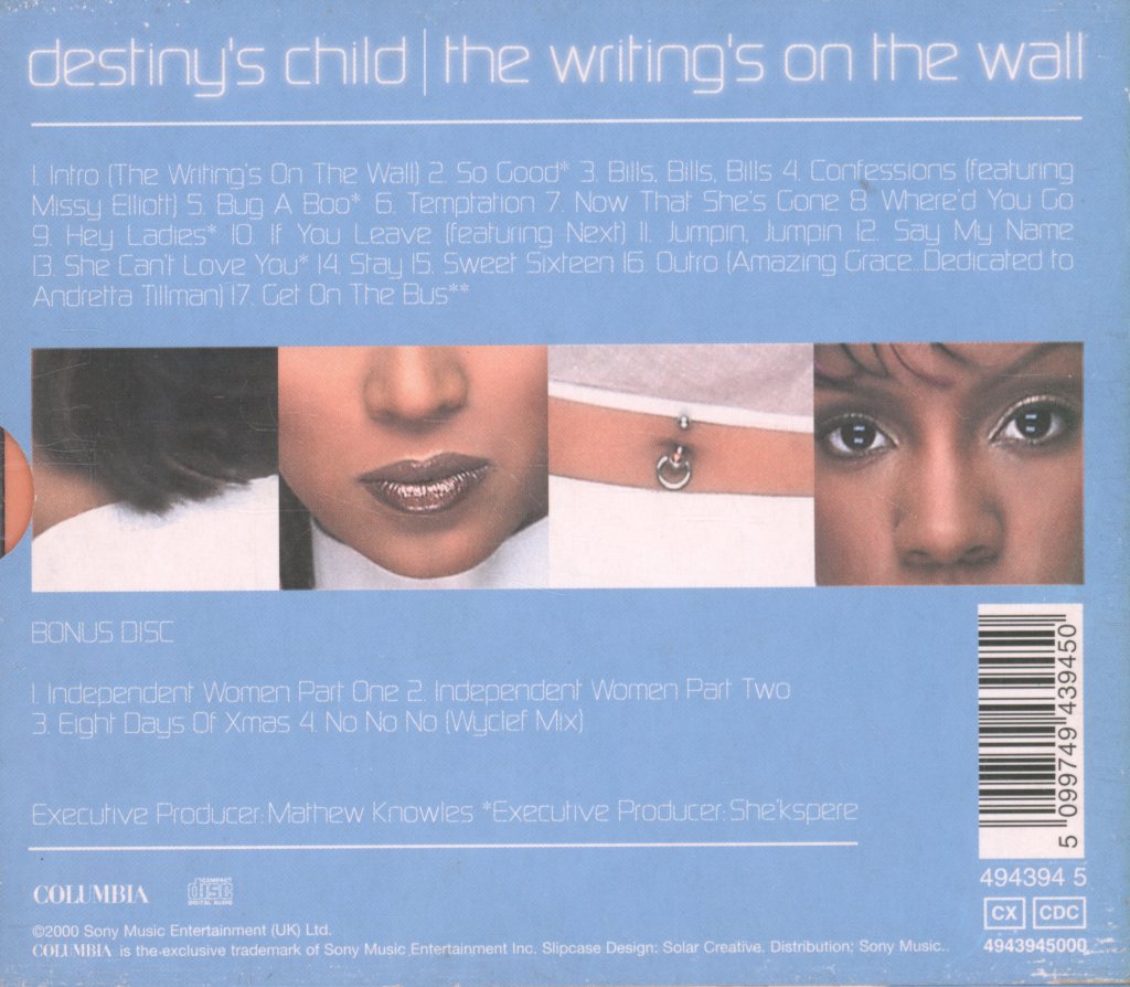 Destiny's Child - Writing's On The Wall - Cd
