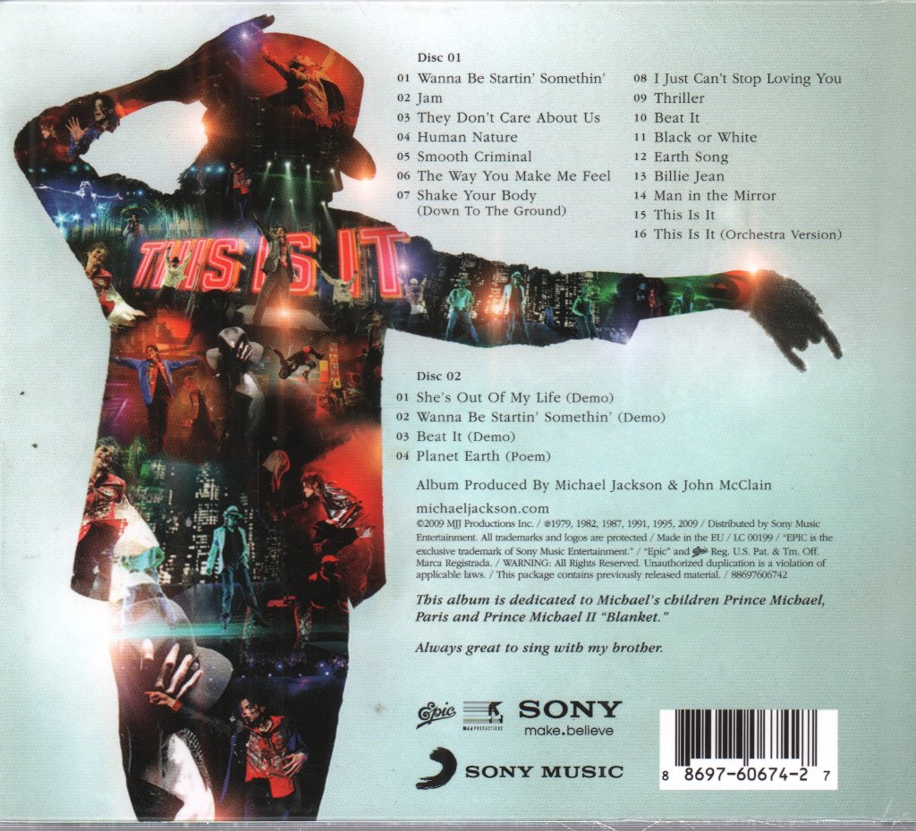 Michael Jackson - This Is It - Cd
