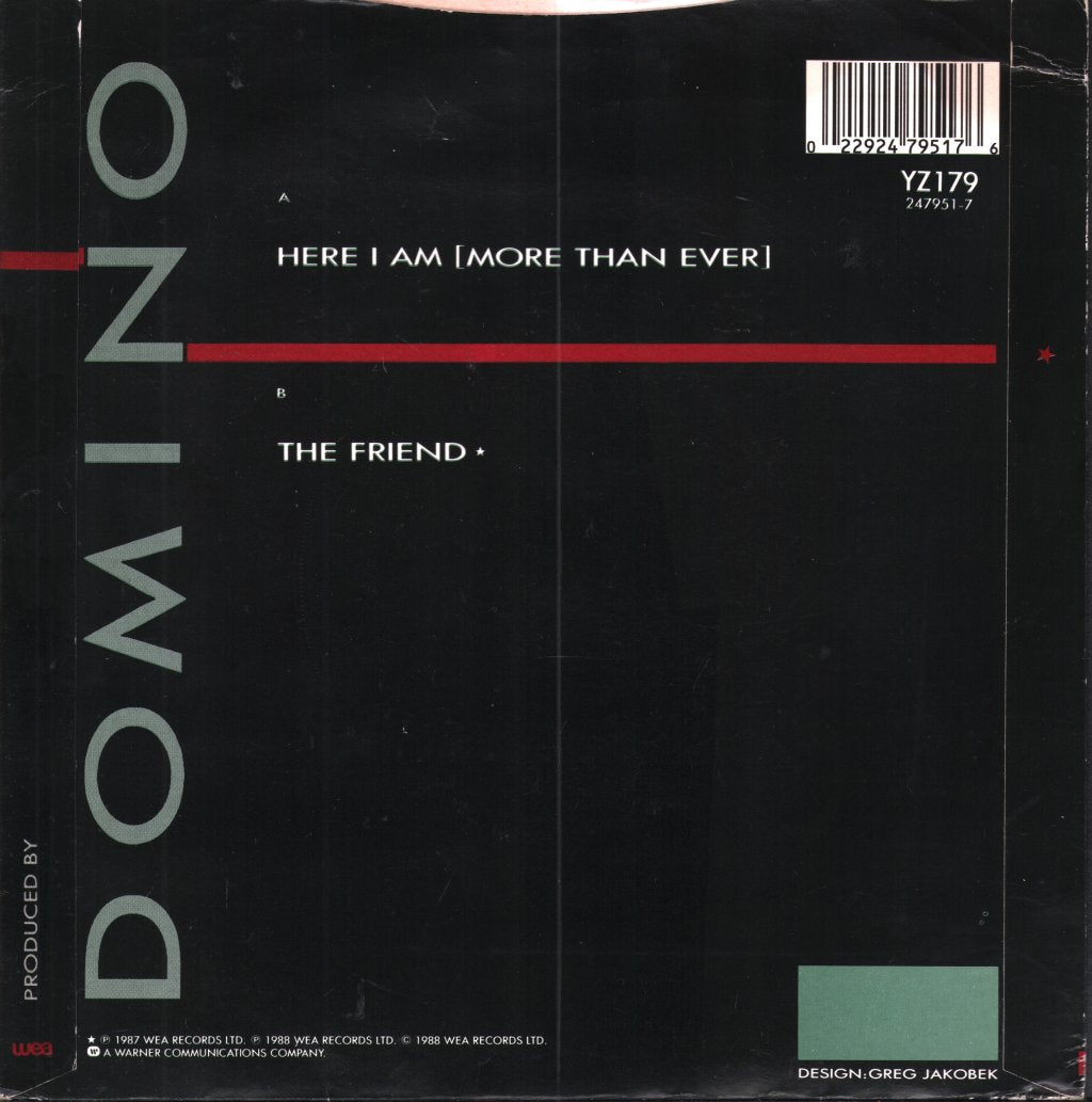Domino (80'S Group) - Here I Am - 7 Inch