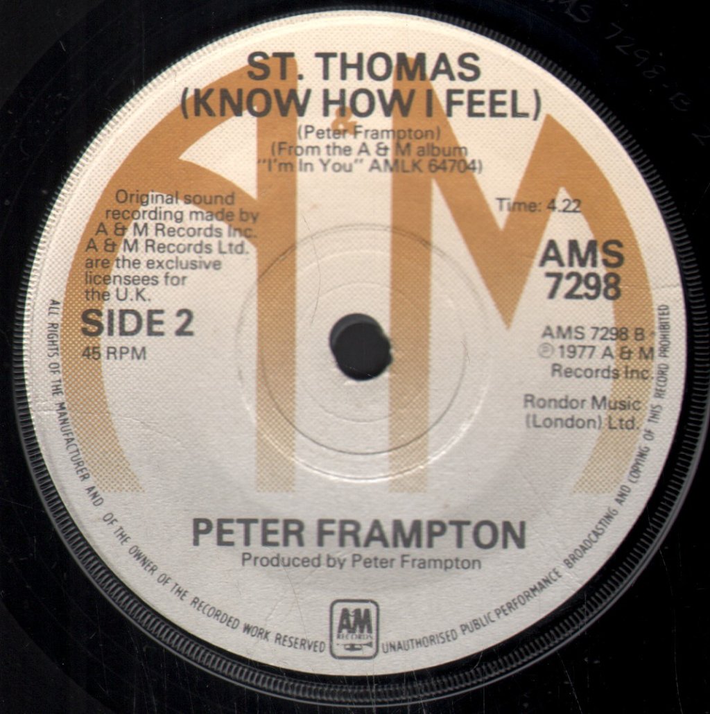 Peter Frampton - I'm In You - 7 Inch