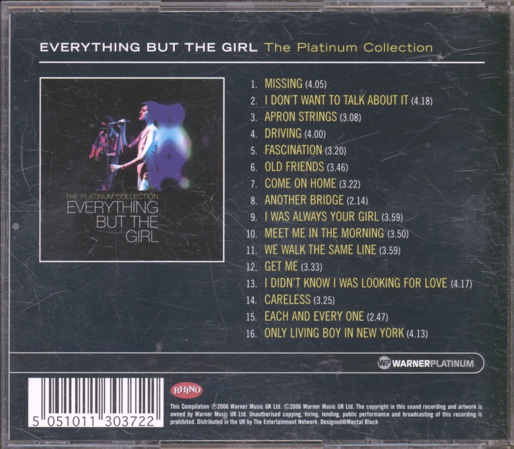 Everything But The Girl - Platinum Collection - Cd