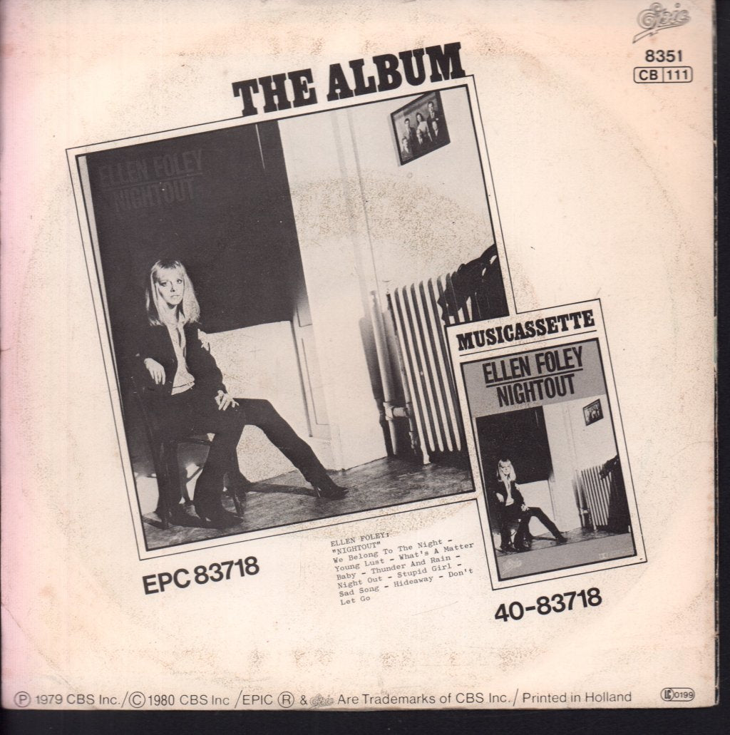 Ellen Foley - Sad Song - 7 Inch