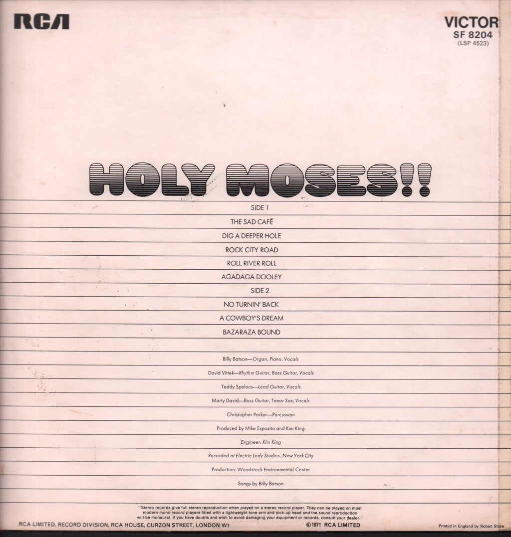 Holy Moses - Holy Moses - Lp
