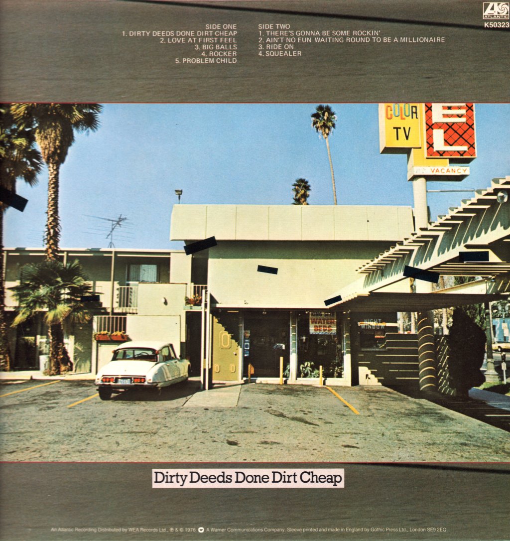 AC/DC - Dirty Deeds Done Dirt Cheap - Lp