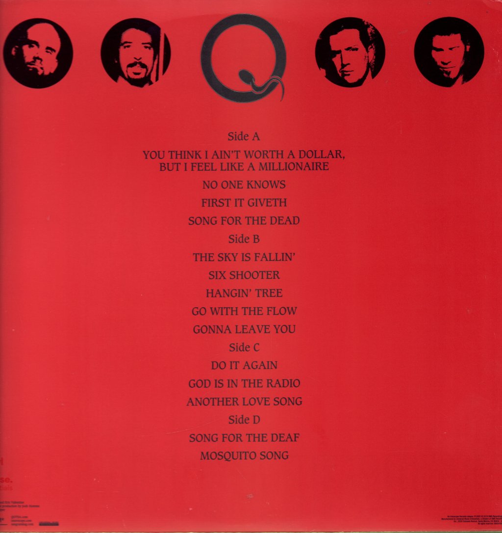 Queens Of The Stone Age - Songs For The Deaf - Double Lp