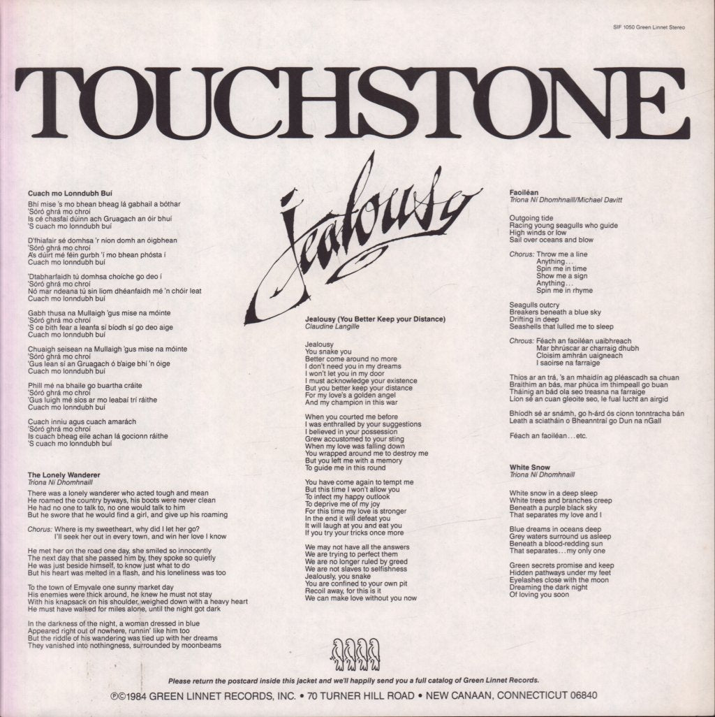 Touchstone - Jealousy - Lp