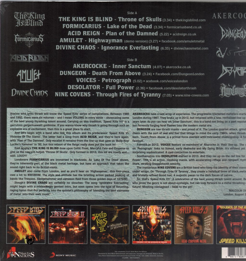 Various Artists - Speed Kills Vii - Lp