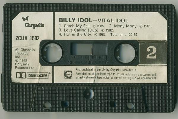 Billy Idol - Vital Idol - Cassette