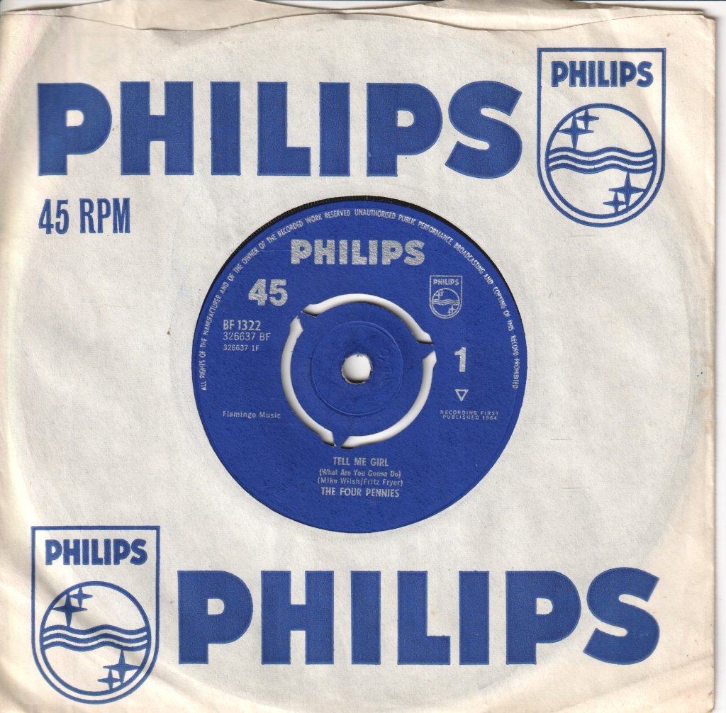 Four Pennies - Tell Me Girl - 7 Inch