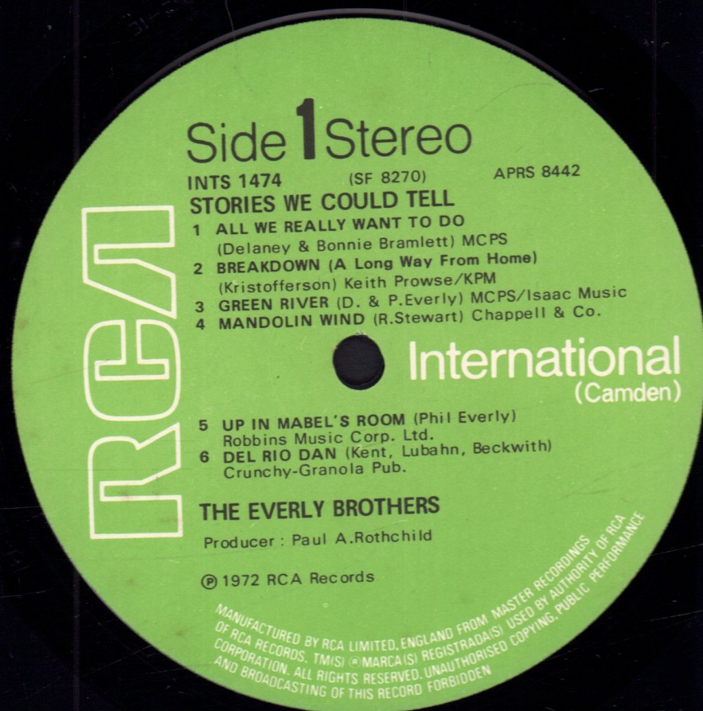 Everly Brothers - Stories We Could Tell - Lp