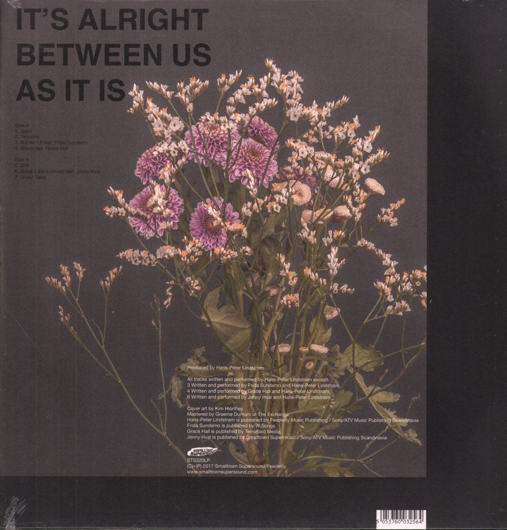 Lindstrøm - It's Alright Between Us As It Is - Lp