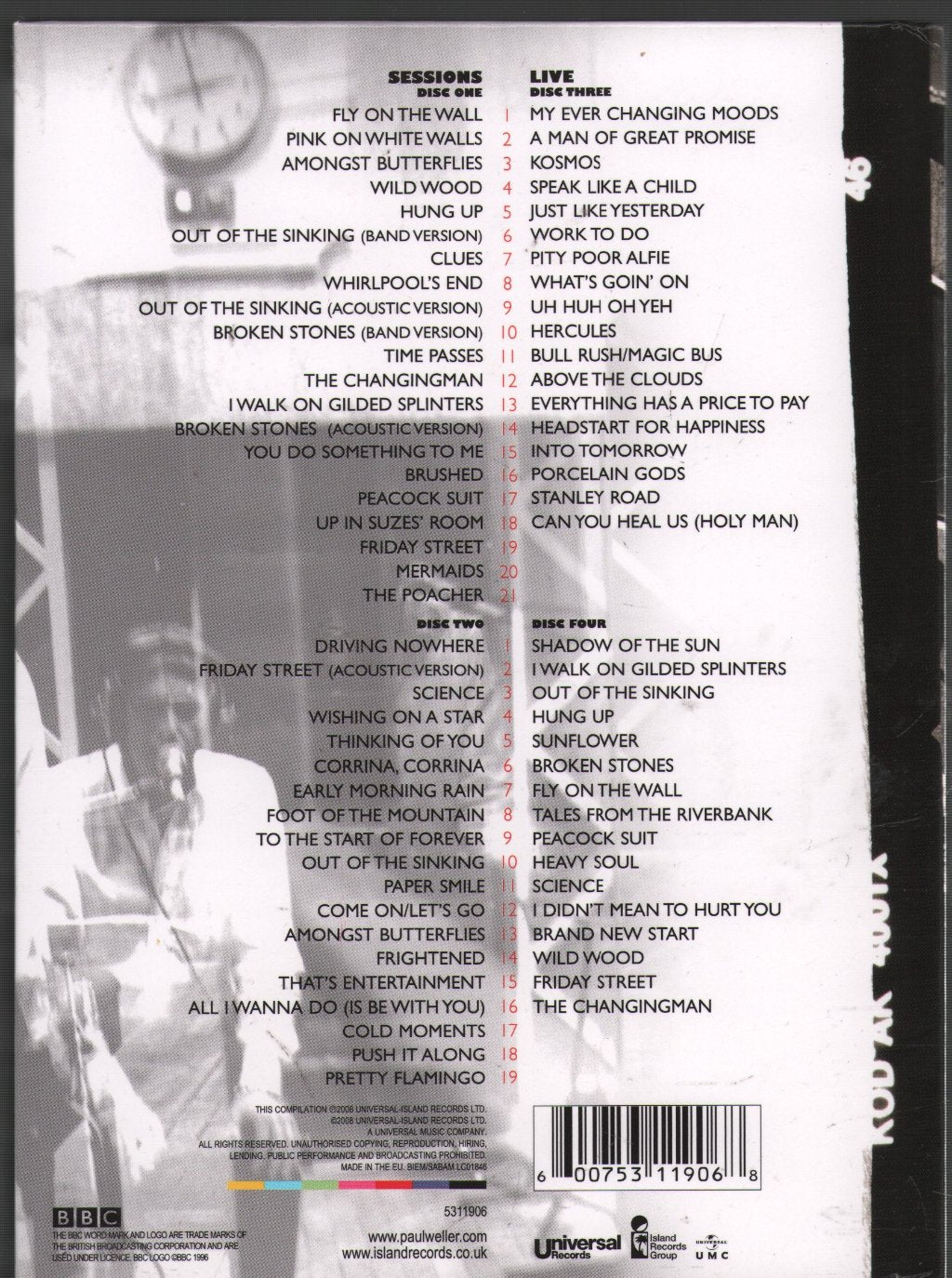 Paul Weller - At The BBC - Cd Set