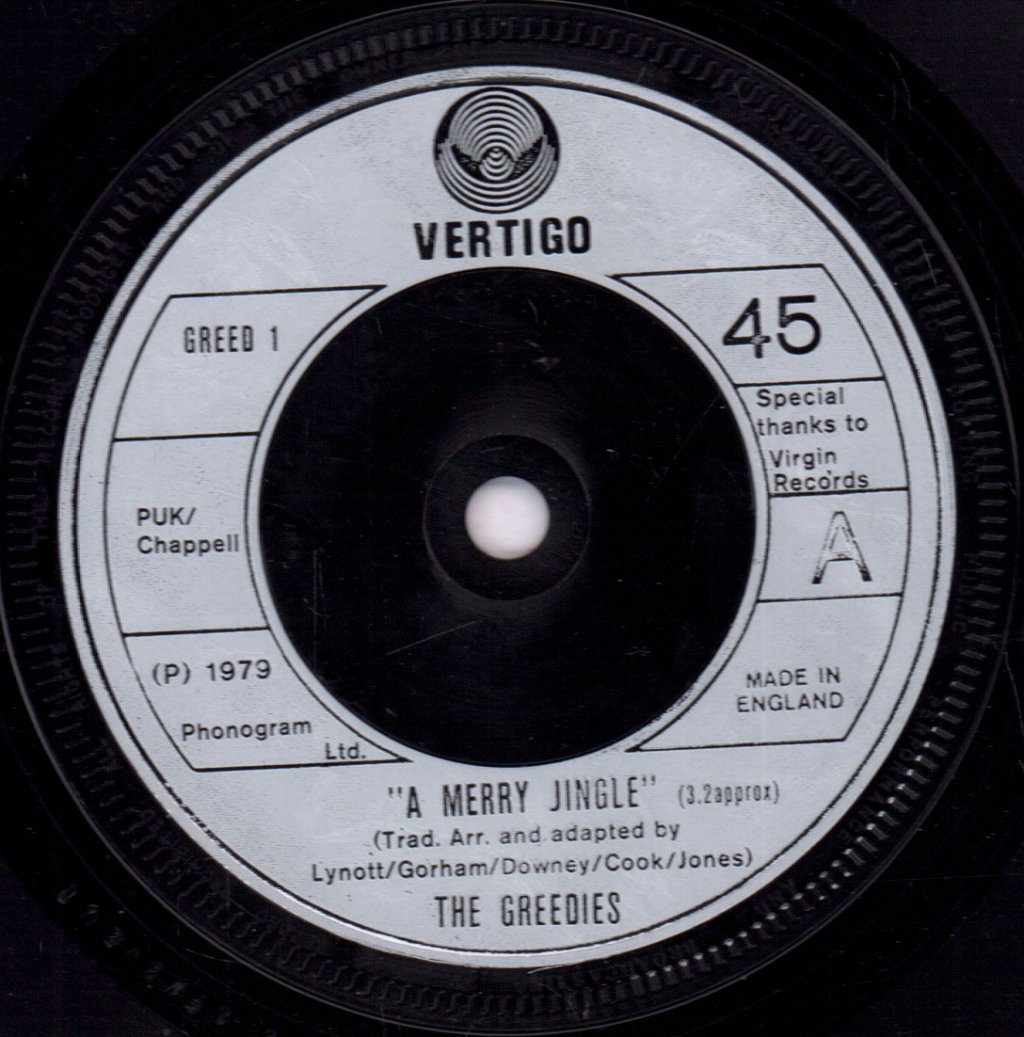 Greedies - A Merry Jingle - 7 Inch