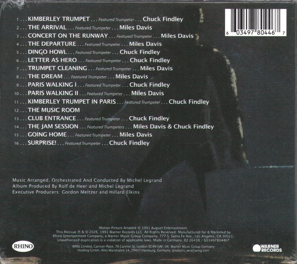 Miles Davis & Michel Legrand - Dingo: Selections From the Motion Picture Soundtrack - Cd