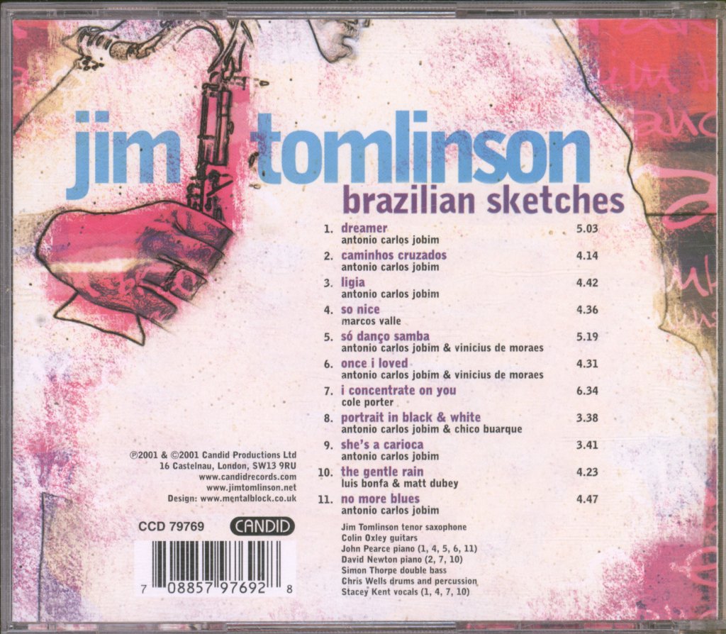 Jim Tomlinson - Brazilian Sketches - Cd