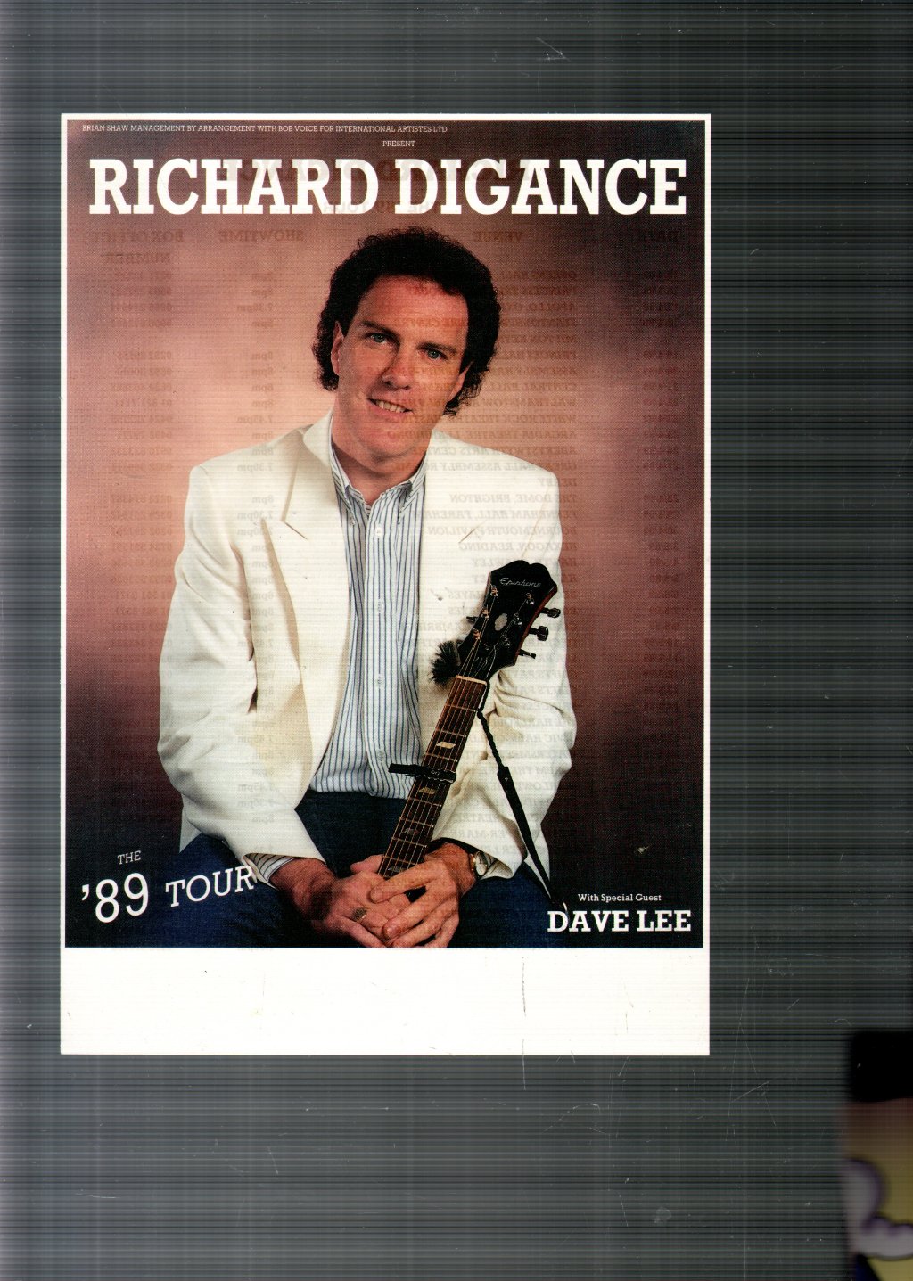 Richard Digance - '89 Tour - Tour Programme