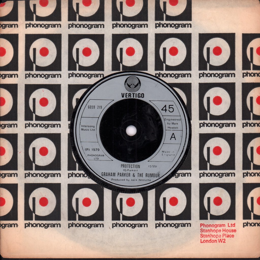 Graham Parker And The Rumour - Protection - 7 Inch
