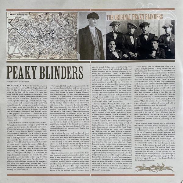 Various Artists - Peaky Blinders (The Official Soundtrack) - Triple Lp