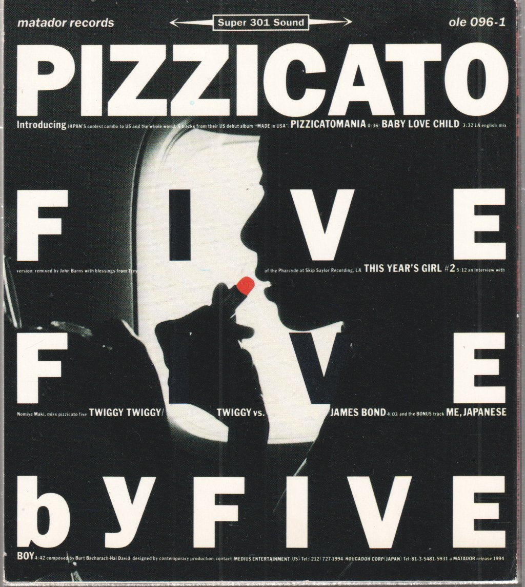 Pizzicato Five - Five By Five - Cd