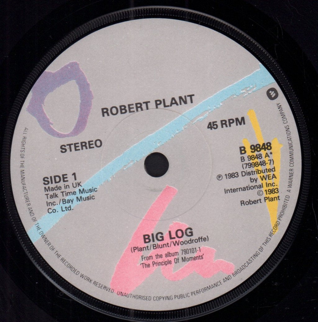 Robert Plant - Big Log - 7 Inch