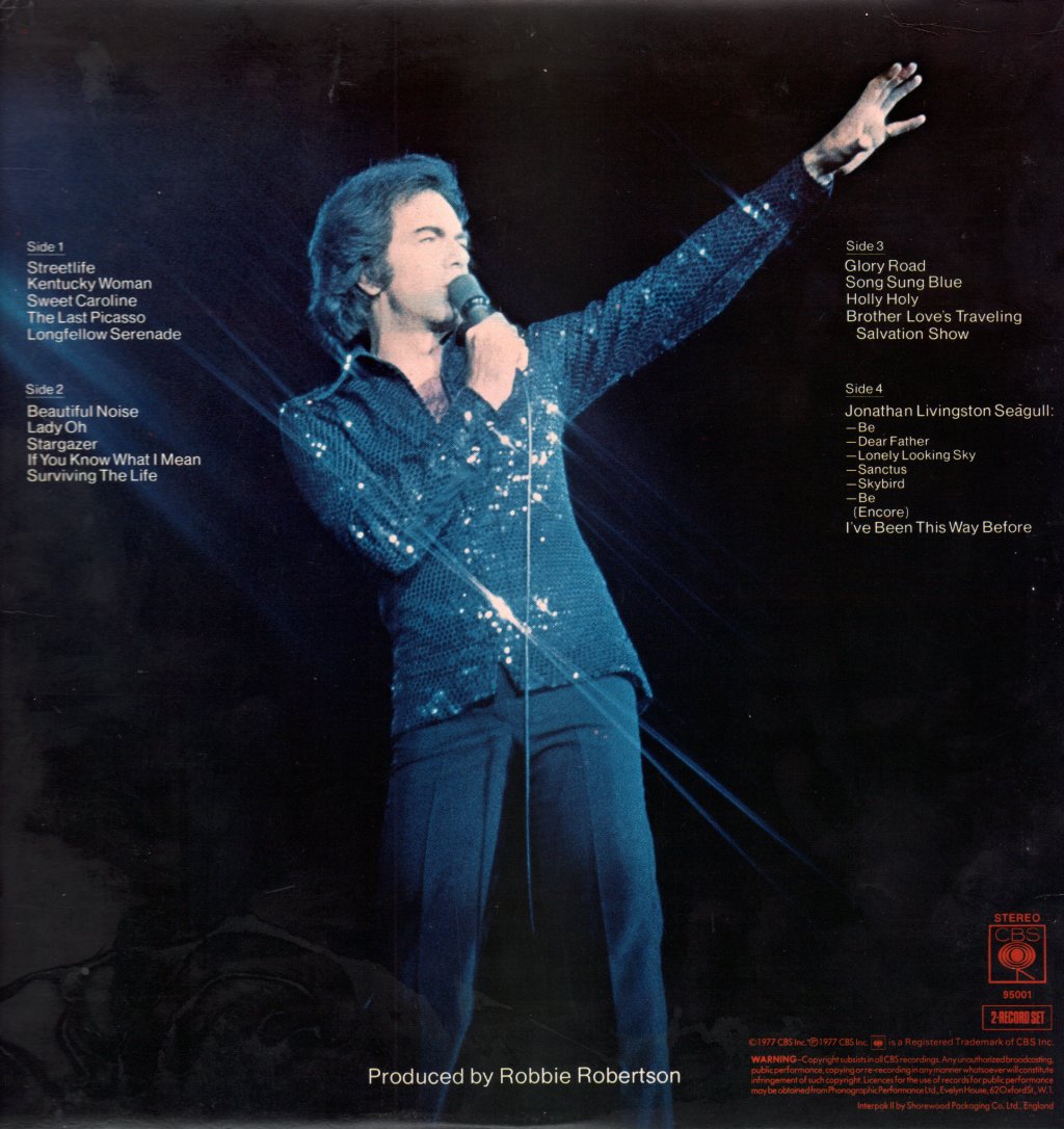 Neil Diamond - Love At The Greek (Recorded Live) - Double Lp