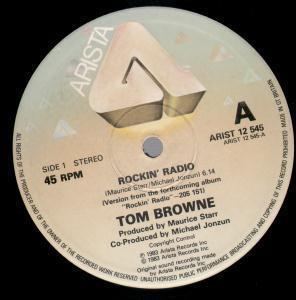 Tom Browne - Rockin' Radio - 12 Inch