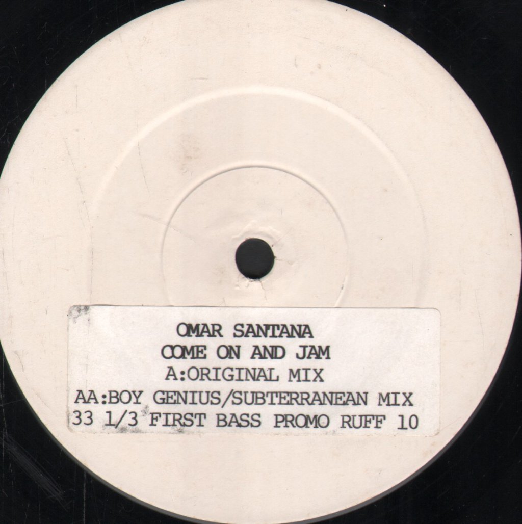 Omar Santana - Come On And Jam - 12 Inch