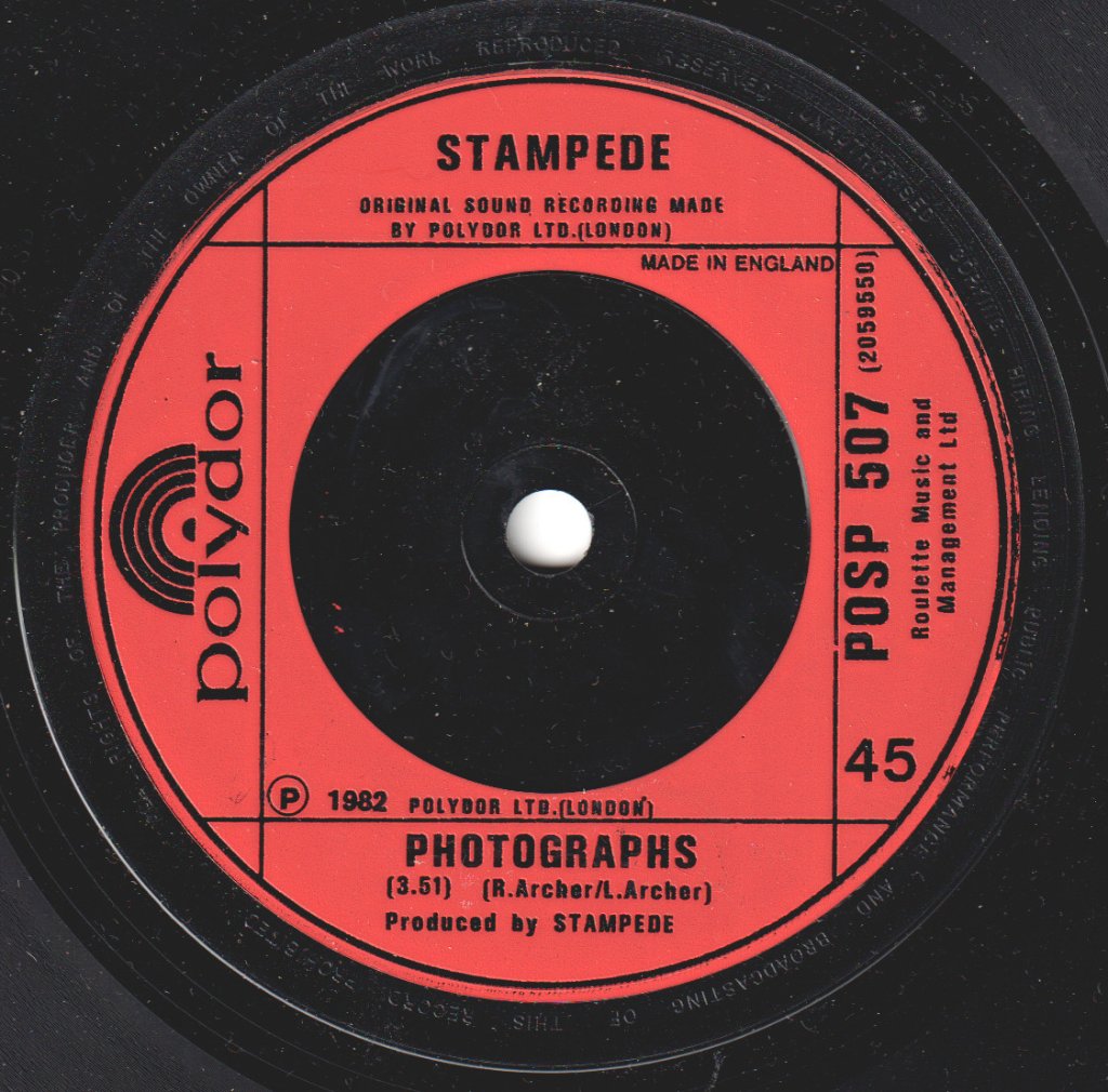 Stampede - Days Of Wine And Roses - 7 Inch