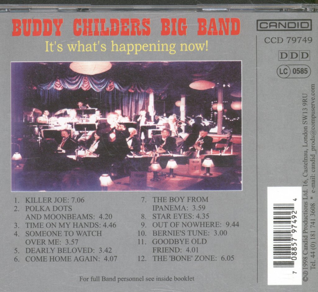 Buddy Childers Big Band - It's Whats Happening Now! - Cd
