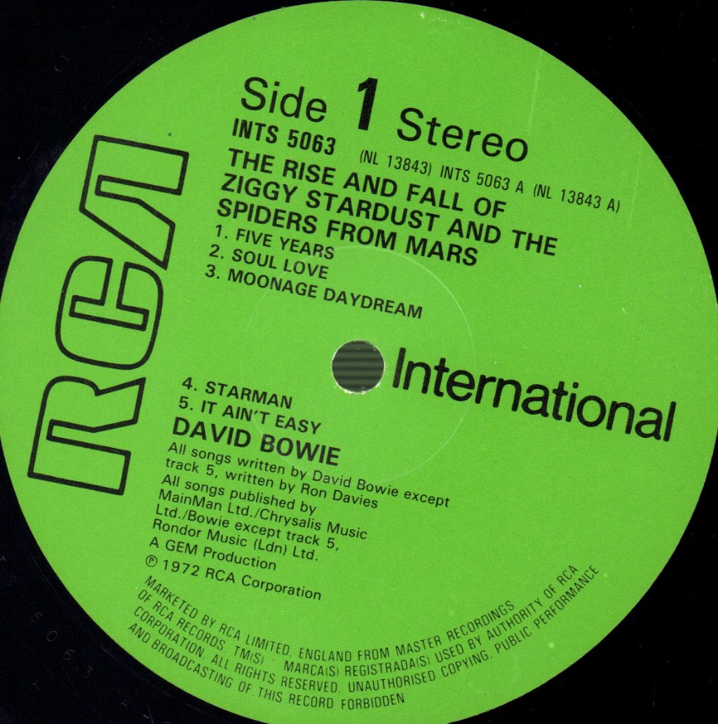 David Bowie - Ziggy Stardust - Lp