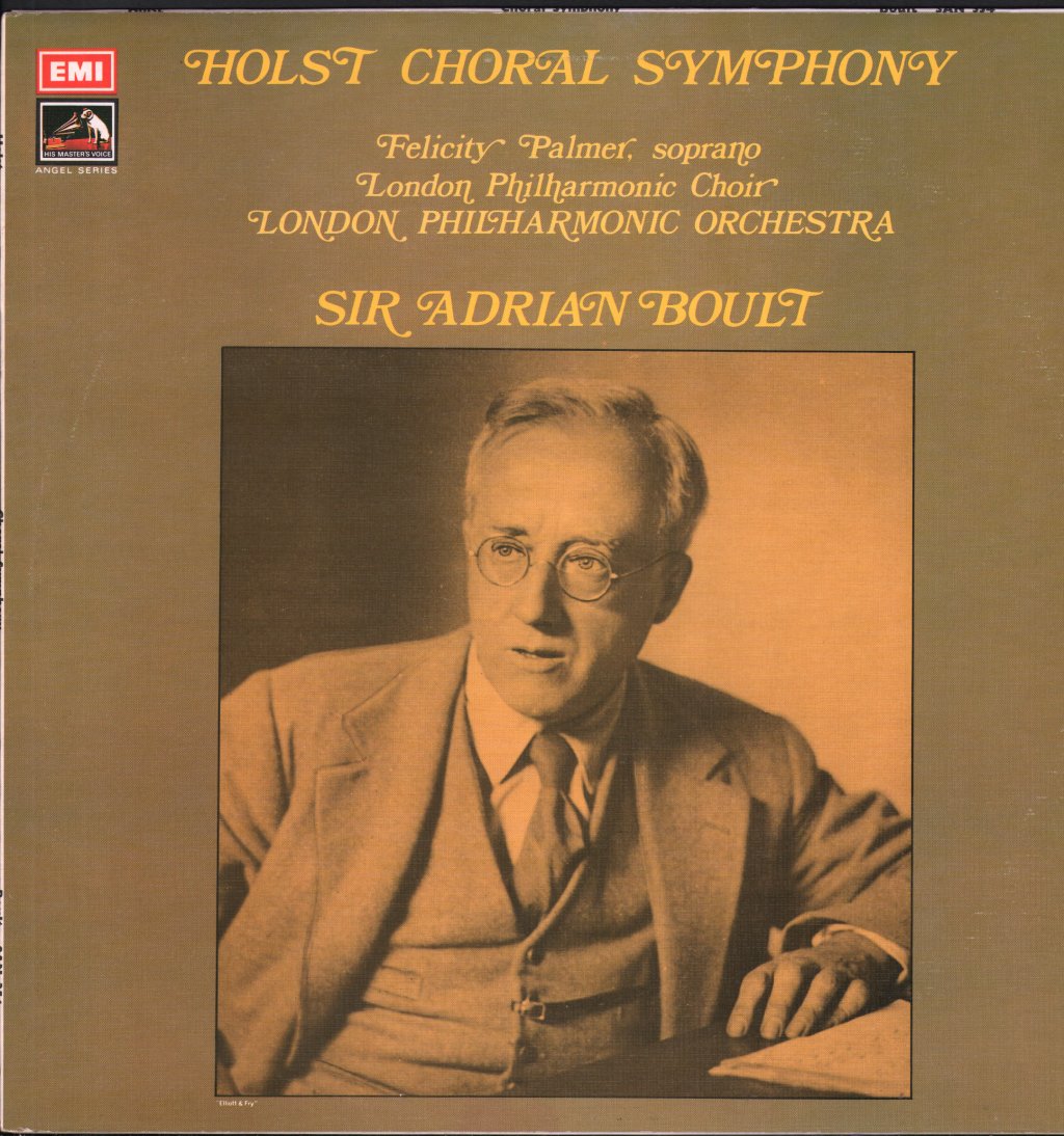 Sir Adrian Boult / London Philharmonic Orchestra / Felicity Palmer - Holst Choral Symphony - Lp