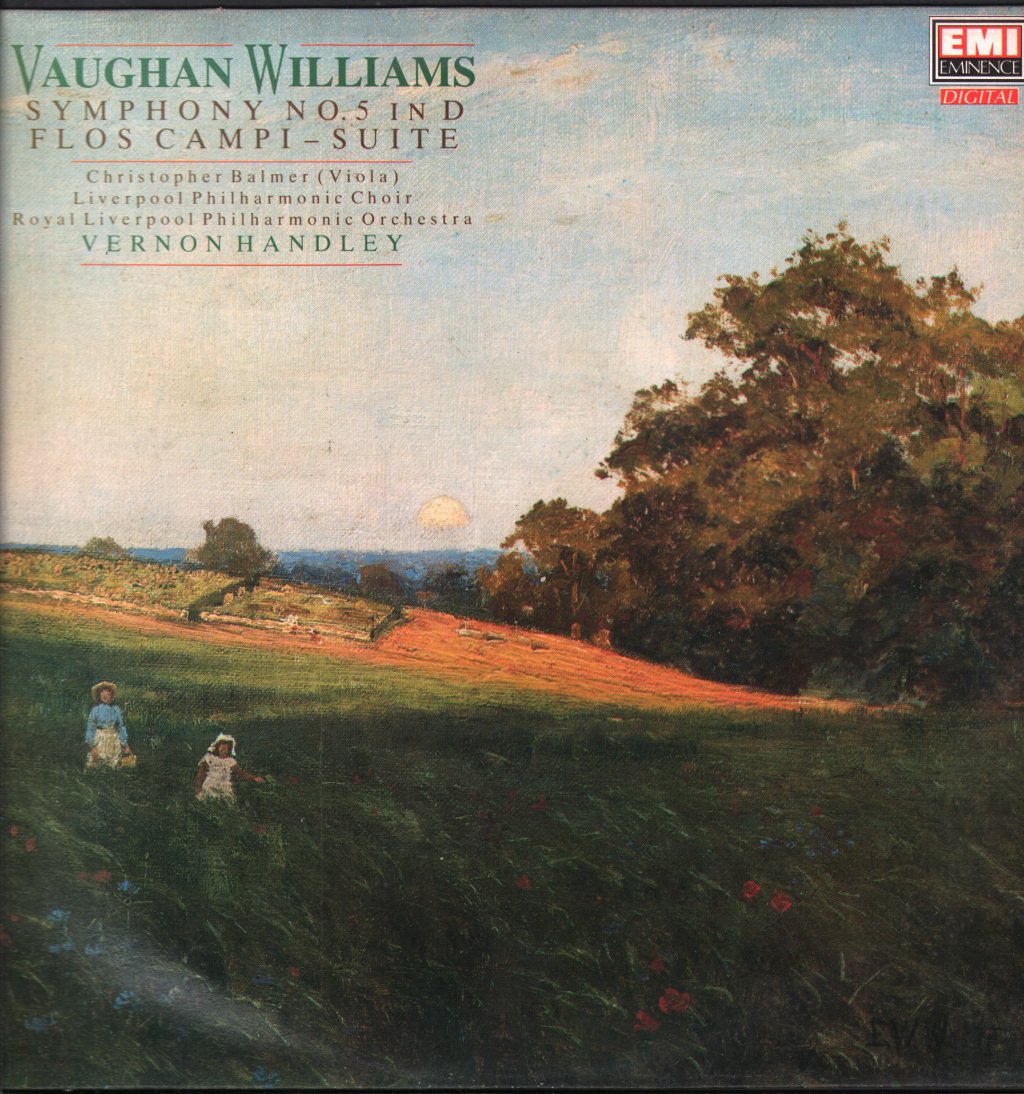 Christopher Balmer / Vernon Handley / Royal Liverpool Philharmonic Orchestra & Choir - Vaughan Williams - Symphony No.5 In D / Flos Campi - Suite - Lp