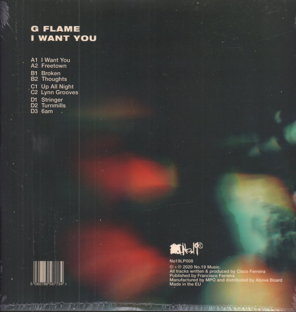 G Flame - I Want You - Double Lp