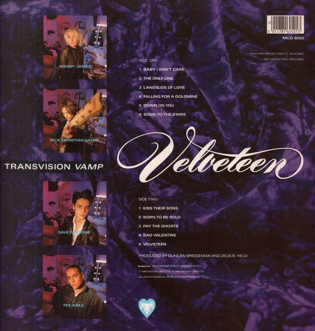 Transvision Vamp - Velveteen - Lp