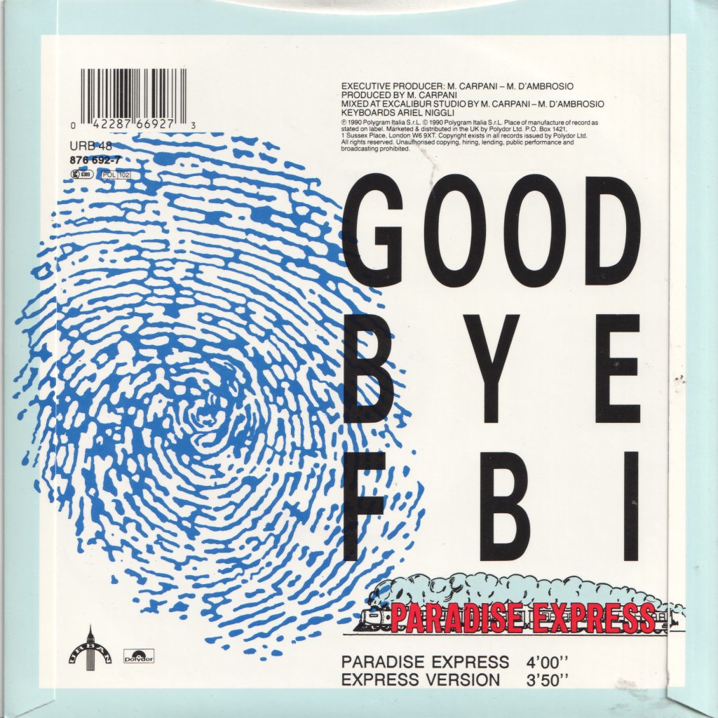 Goodbye Fbi - Paradise Express - 7 Inch