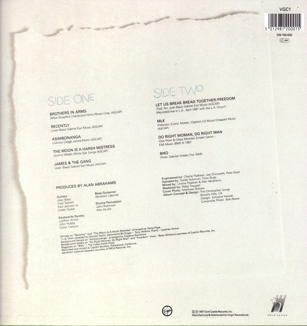 Joan Baez - Recently - Lp