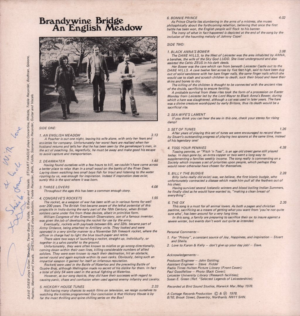 Brandywine Bridge - An English Meadow - Lp